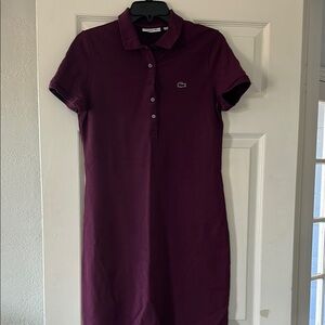 Lacoste Women's Purple Polo Dress